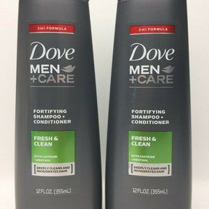 Shampoo + Conditioner 2-in-1 'Fresh & Clean' Dove Men+Care 2pk 12oz ea C43